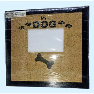 Dog-Themed Scrapbook Album Paw Prints & Bone Design Puppy Photo Book Pictures